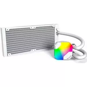 AIO water cooler Montech Hyper Flow ARGB 240 mm White — 240 mm radiator, ARGB lighting, white finish