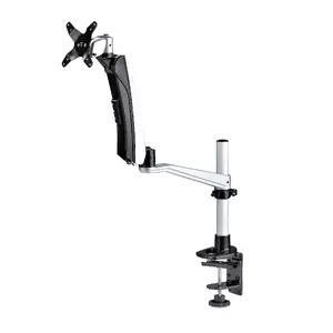 StarTech Desk Mount Monitor Arm for 17 to 30 Inch Screens VESA 75x75 and 100x100 Mechanical Spring C-Clamp and Grommet