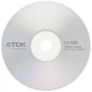 Оптический диск TDK CD-R 700МБ 52x (1шт)