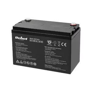 Гелевый аккумулятор Rebel VIPOW 12В 100Ач