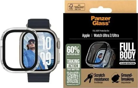 PanzerGlass Full Body caurspīdīgs aizsargvāciņš Apple