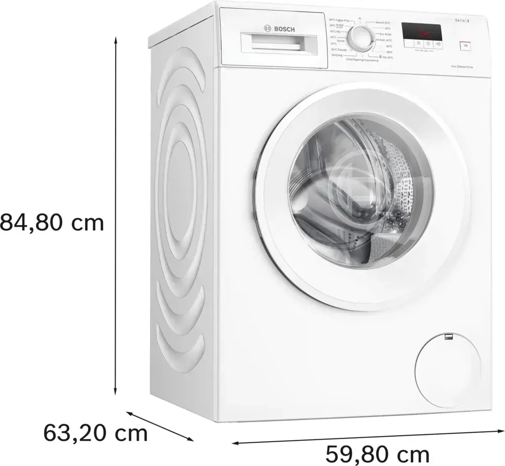 Стиральная машина Bosch Serie 2 WGE03200SN Photo 6