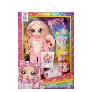 Leļļa RAINBOW HIGH Bella (Junior High PJ Party) — 177,8 mm, tekstils un plastmasa, daudzkrāsaina, 4+