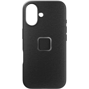 Mobile case Peak Design Everyday Fabric for Apple iPhone 16 — charcoal, magnetic attachment, fabric finish