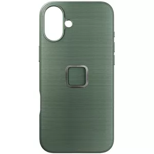 Mobile case Peak Design for Apple iPhone 16 Plus — Fabric Sage, MagSafe-compatible protective sleeve