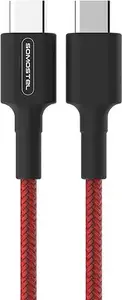USB-C — USB-C kabelis SOMOSTEL 18W PD 3.6A 1 m — sarkans