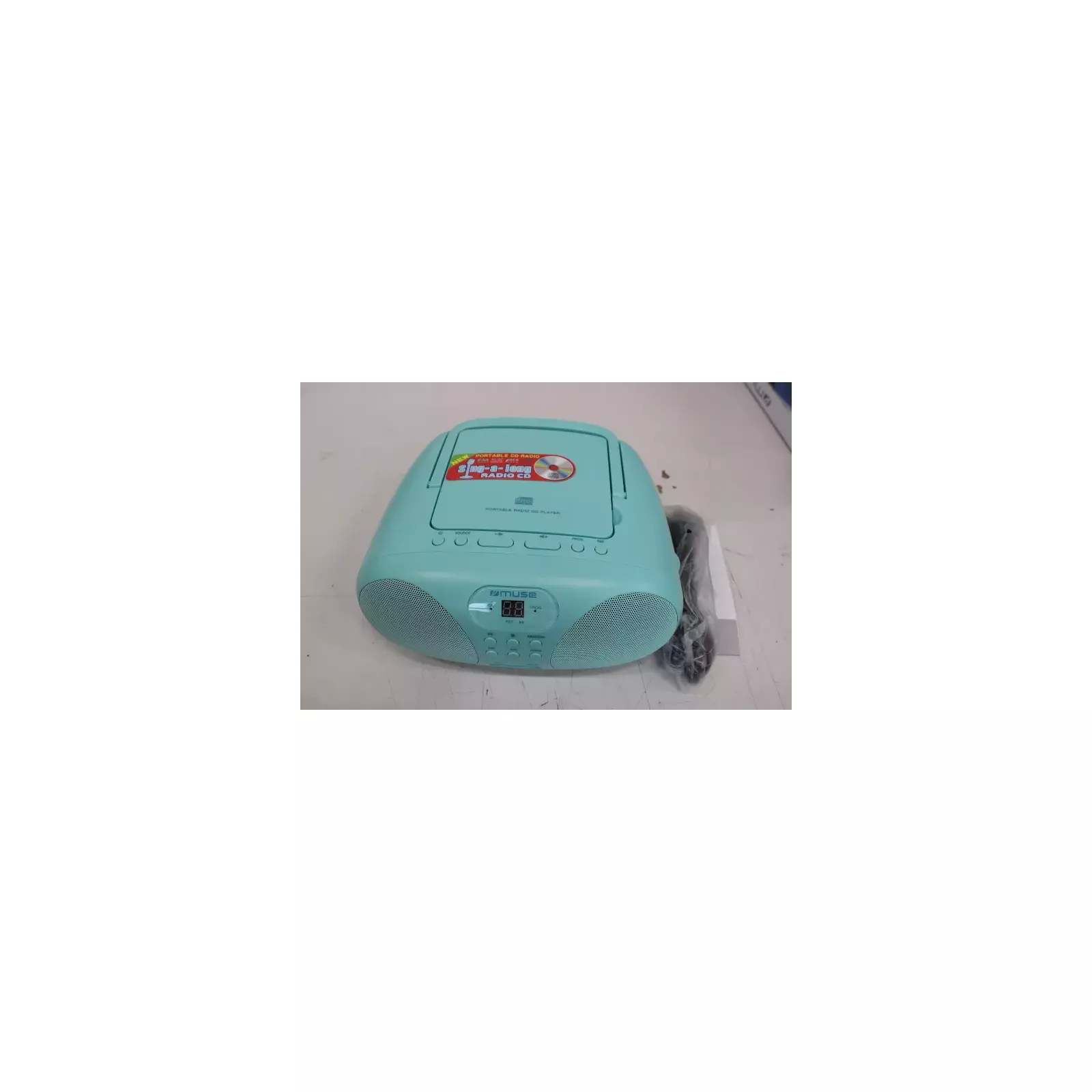 Pārnēsājamais Sing-A-Long Radio CD atskaņotājs MD-203 KB Photo 1