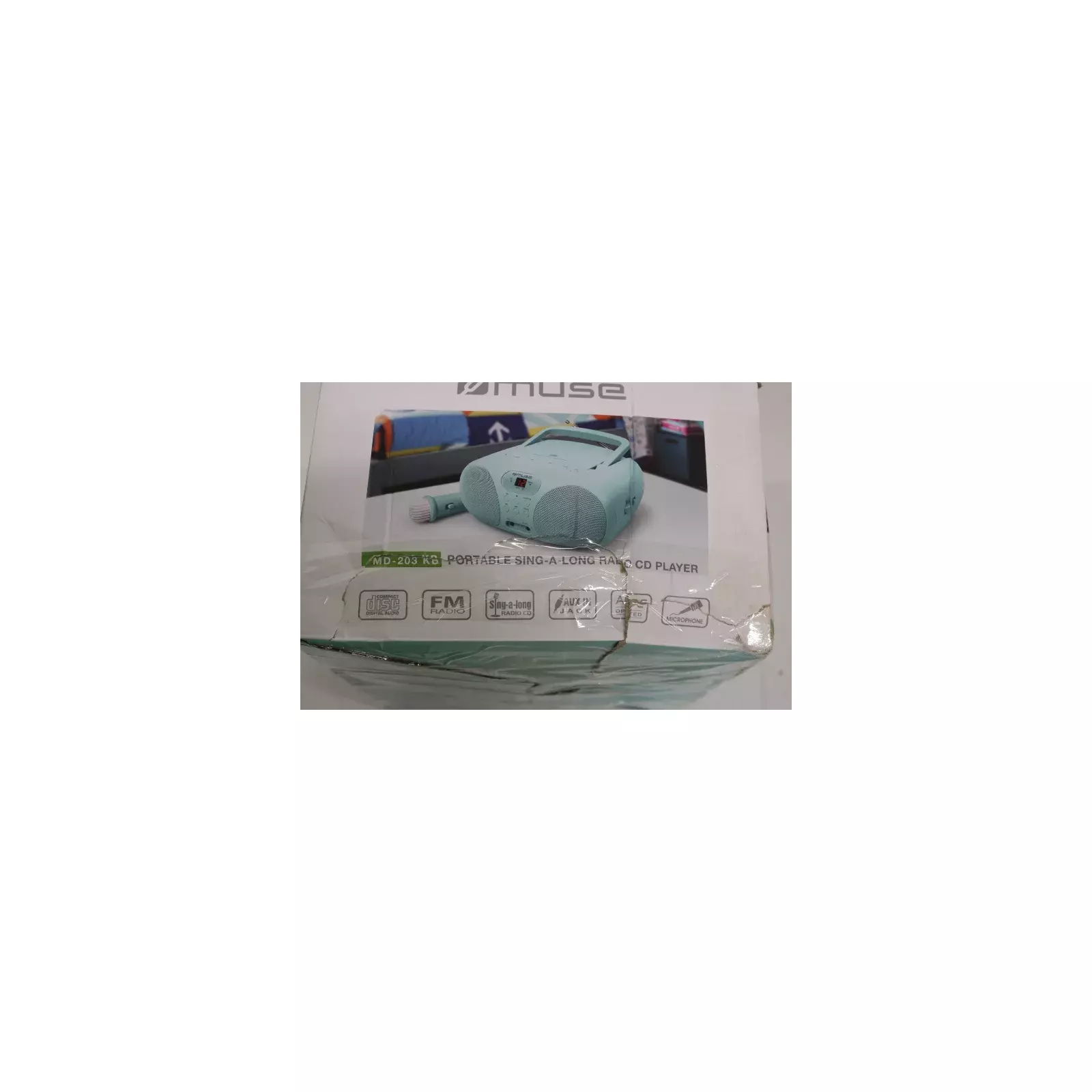Pārnēsājamais Sing-A-Long Radio CD atskaņotājs MD-203 KB Photo 4