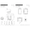 Dunavox DX57.146DWK двухзонный винный шкаф Photo 3