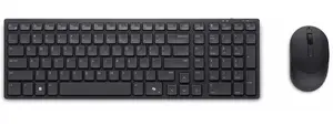 DELL KM555 klusa tastatūra Pele iekļauta Universāls RF bezvadu sakari + Bluetooth QWERTY ENG/RUS Melna