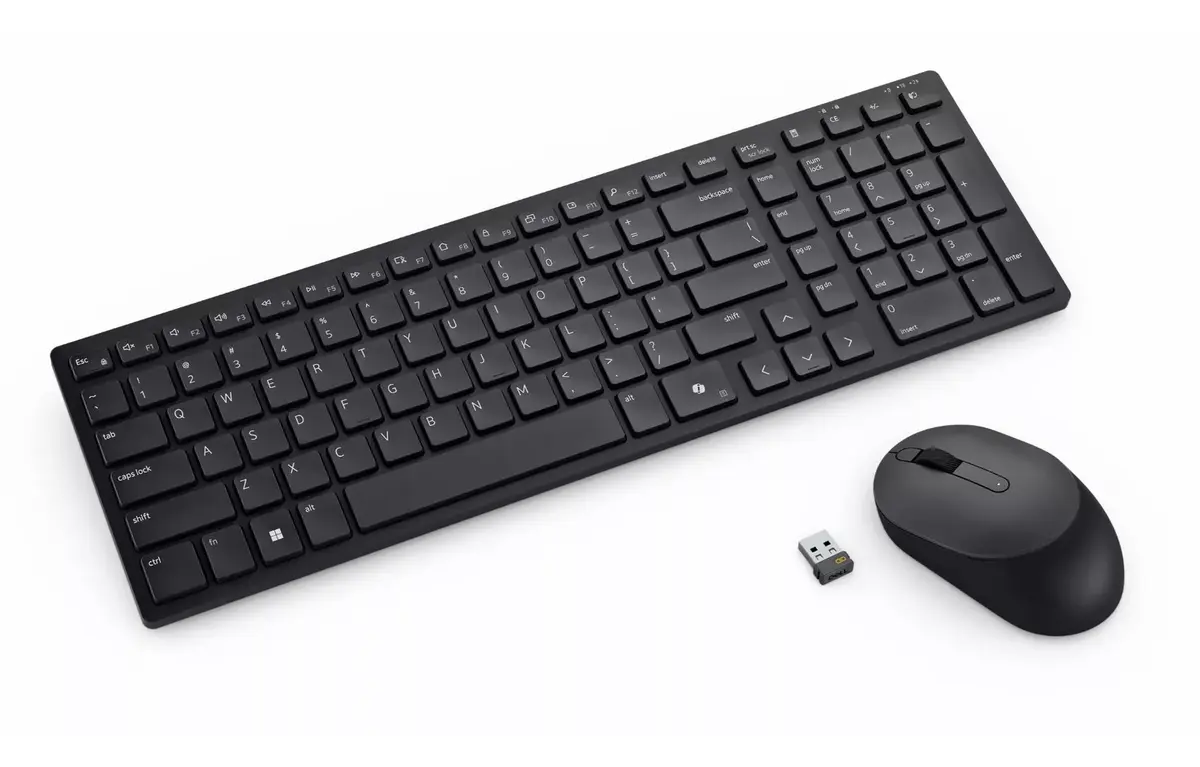 DELL KM555 klusa tastatūra Pele iekļauta Universāls RF bezvadu sakari + Bluetooth QWERTY ENG/RUS Melna Photo 6