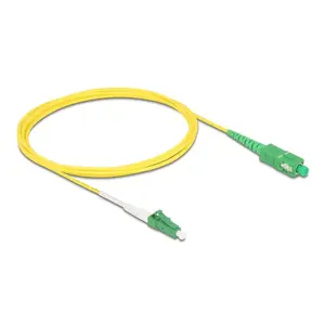 DeLOCK InfiniBand/fibre optic cable 2 m LC SC Yellow 83861