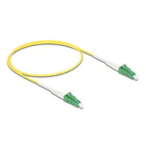 DeLOCK InfiniBand/fibre optic cable 0.5 m LC LC/APC Yellow 83219
