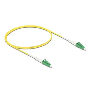 DeLOCK InfiniBand fibre optic cable 1 m LC LC/APC Yellow