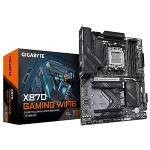 Mātesplate GIGABYTE X870 GAMING WIFI6 ATX, AMD X870, Socket AM5, DDR5, 4 DIMM, līdz 256 GB, Wi‑Fi 6, 2.5Gb LAN