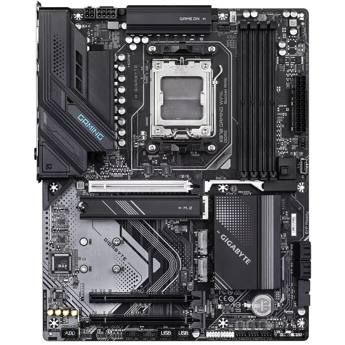 GIGABYTE X870 GAMING WIFI6 ATX Mātesplate Photo 2