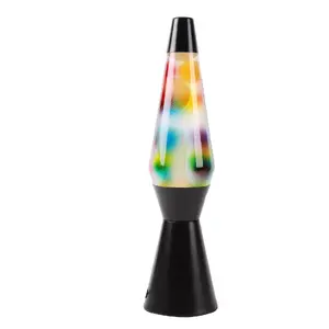 Настольная лампа I-Total Лава-лампа 36 см Rainbow Wax — декоративная жидкостная лампа с цветным воском