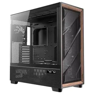 PC Case Antec FLUX PRO EUV Full Tower Black, Wood