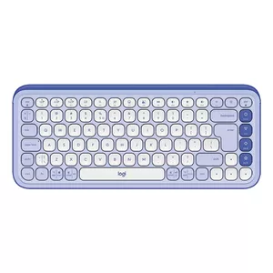 Logitech POP Icon Keys keyboard Universal Bluetooth QWERTY US International Lilac White