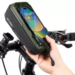 Velo rāmi somiņa Wildman GX330 melna — uz rāmja stiprināms aizsargmaisījums instrumentiem un sīkumiem