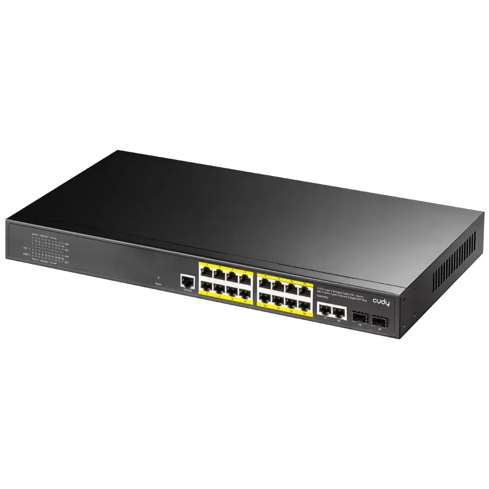 Pārvaldāms L2 Gigabit Ethernet slēdzis Cudy GS2018PS2 Photo 2