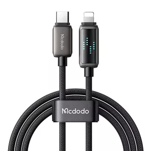 USB-C to Lightning cable Mcdodo CA-2630 36W power delivery, LED display, 1.2 m