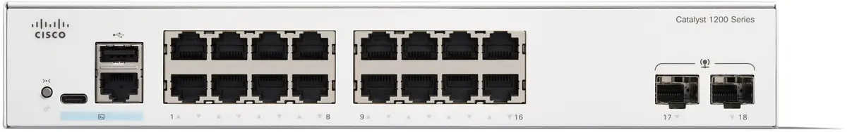 Cisco Catalyst C1200-16T-2G-RF Managed L2 Gigabit