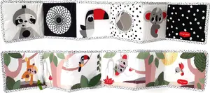 Tiny Love Boho Chic Interactive Double-Sided Book - baby development toy