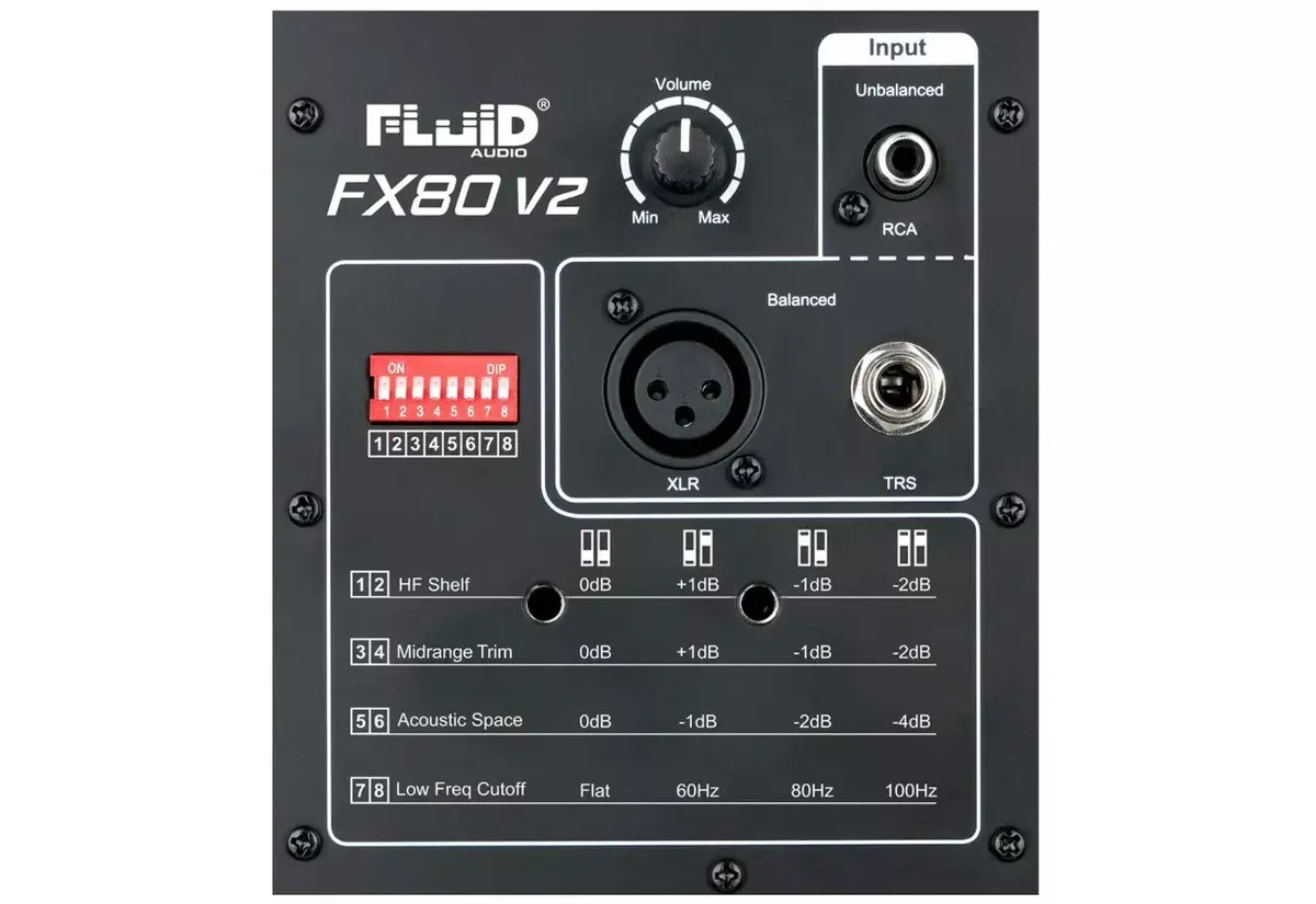 FLUID AUDIO FX80 V2 active studio monitor 80W Photo 3
