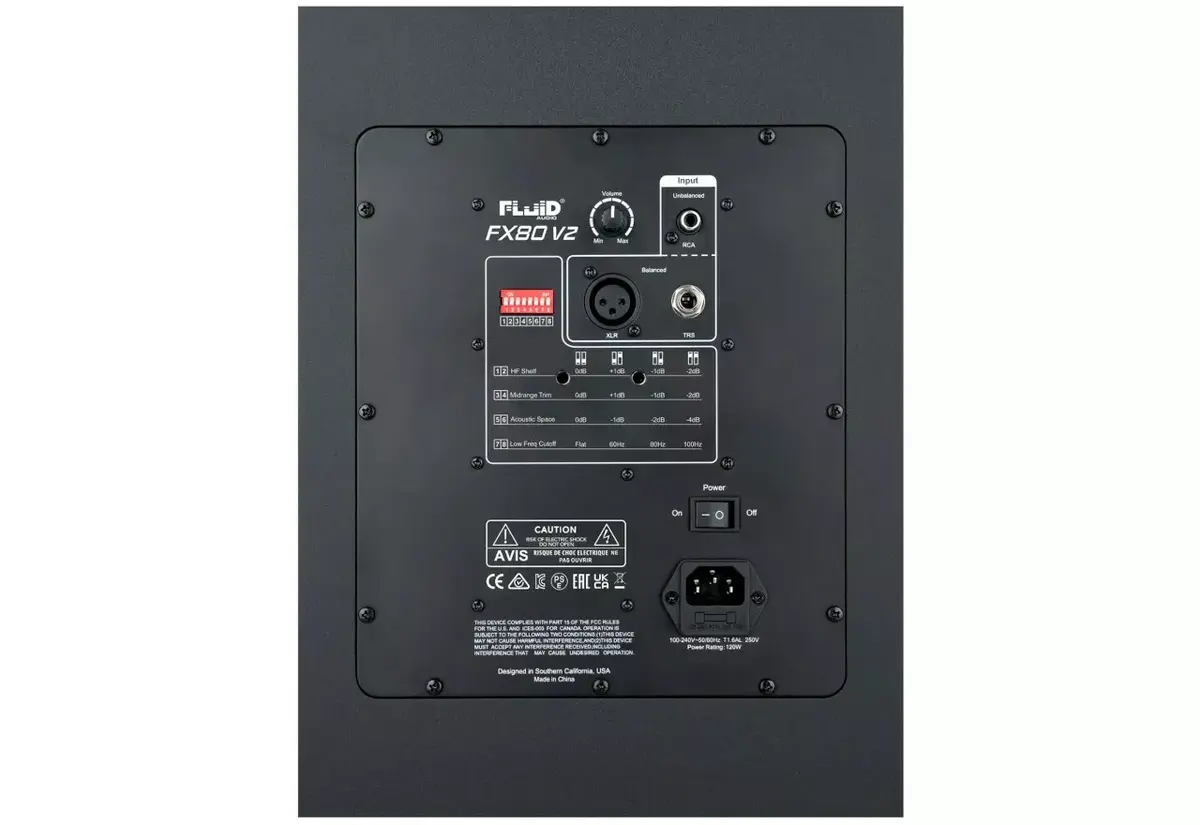 FLUID AUDIO FX80 V2 active studio monitor 80W Photo 5