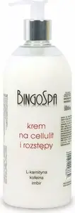 Body Cream BingoSpa for cellulite and stretch marks with L-carnitine, caffeine and ginger 500 ml
