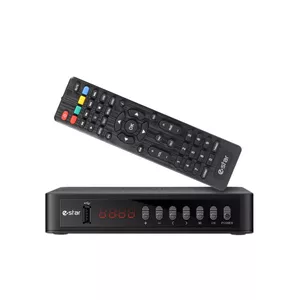 eSTAR T2 618 UHD TV set-top kaste Sauszemes Full HD Melns