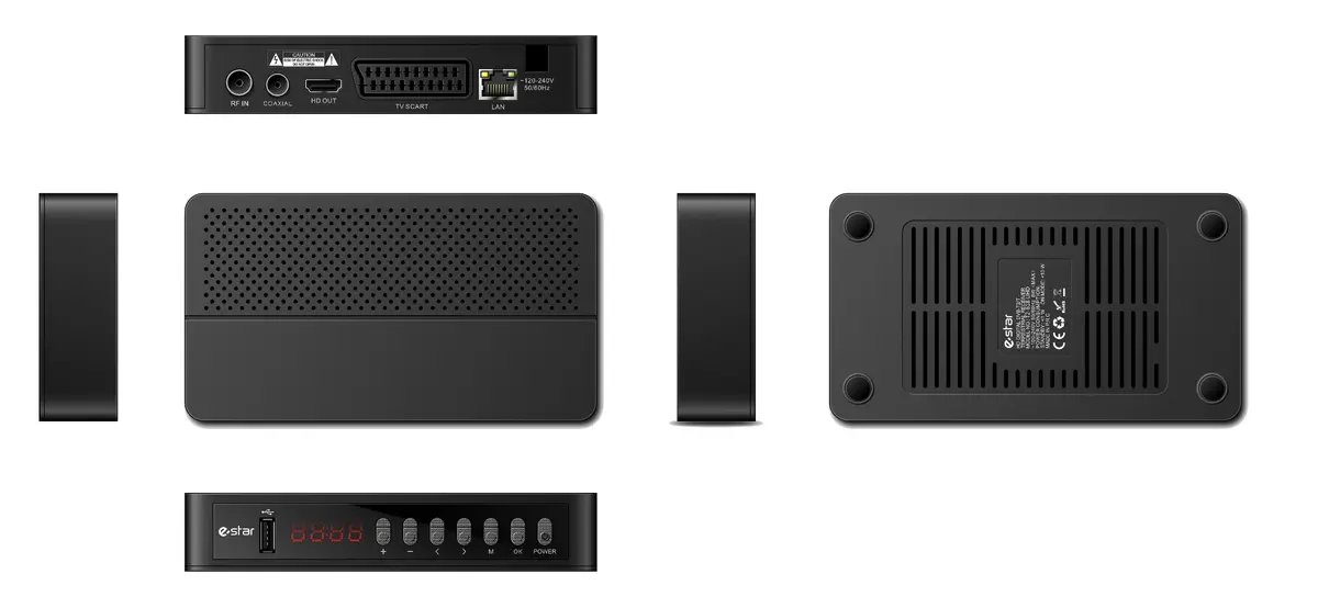 eSTAR T2 618 UHD TV uztvērējs Photo 3