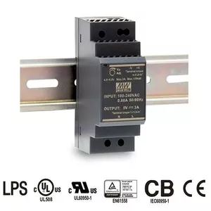 DIN-рейковый блок питания Mean Well HDR-30-24, 24 В DC, 30 Вт