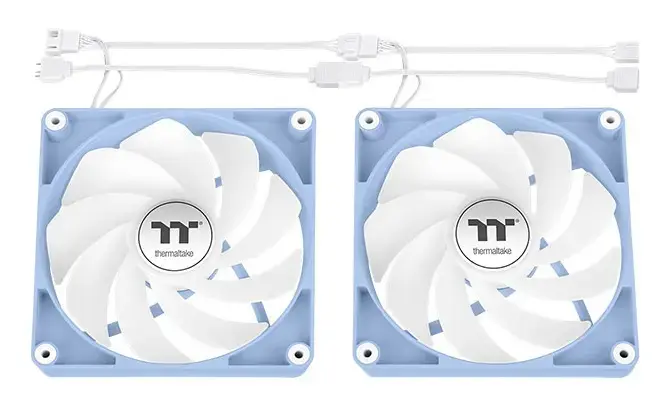 THERMALTAKE CT120 Hydrangea Blue 120 мм вентилятор (2 шт.) Photo 4