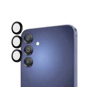 Защитное стекло для камеры PanzerGlass Hoops Black для Samsung Galaxy A16 4G и 5G закаленное стекло и силикон