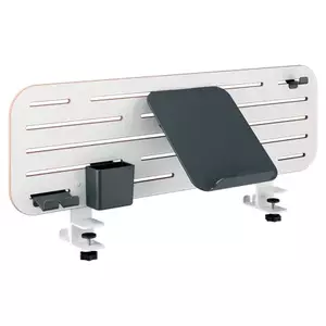 Desk tray/organizer LEITZ 65490000 — MDF and recycled plastic, white, 800×103×270 mm