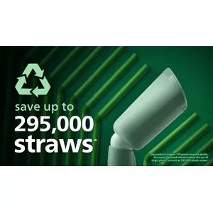 50% of the plastic is fully recycled: it looks great and is kind to the planet