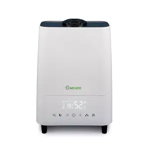 Ultraskaņas gaisa mitrinātājs Meaco Deluxe 202 — 5.3 l tvertne, 25 W, LED displejs, balts