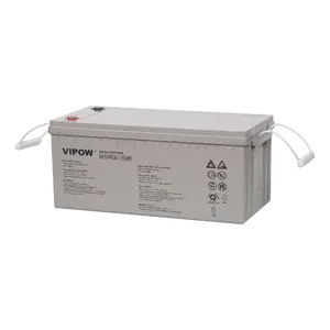 Аккумулятор VIPOW 12В 200Ач Gel — герметичный гелевый аккумулятор для резервного питания и солнечных систем