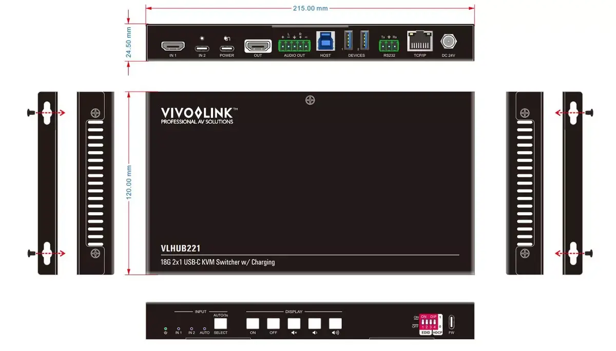 USB графический адаптер Vivolink VLHUB221 Photo 8