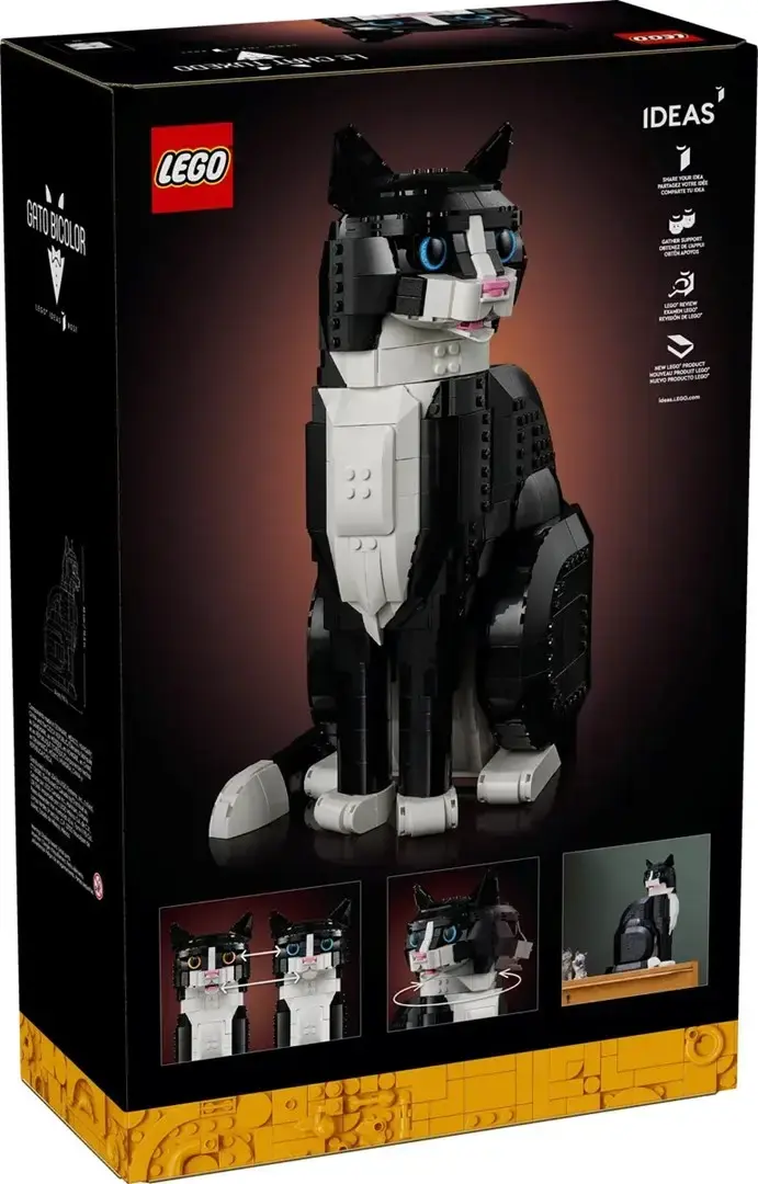 LEGO Ideas 21349 Tuxedo Cat building kit Photo 2