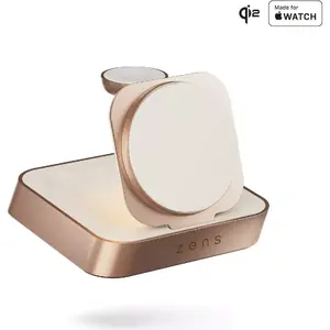 Ночная зарядка Zens ZEDC28W/00 Copper — беспроводная быстрая зарядка для прикроватной тумбы