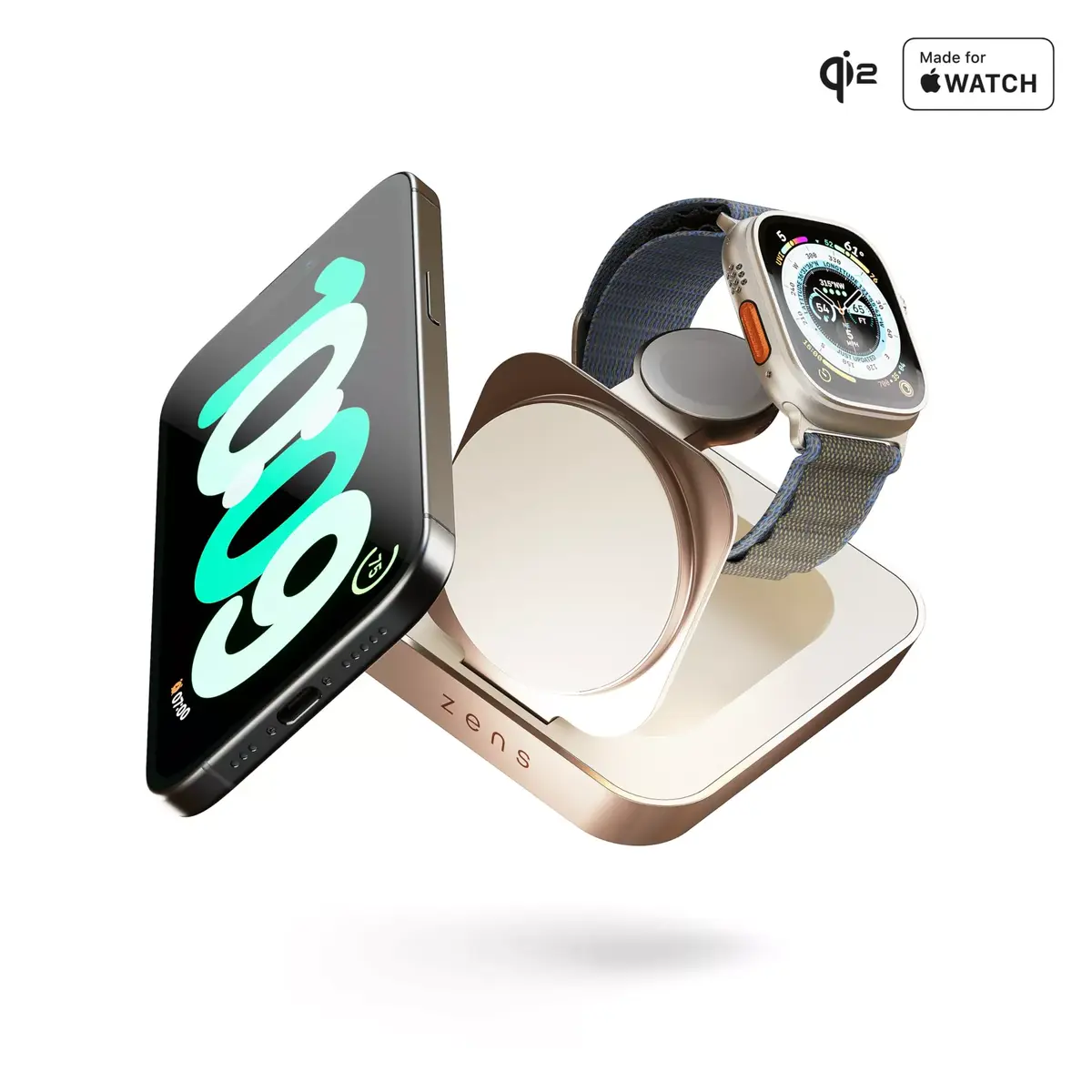 Ночная зарядка Zens ZEDC28W/00 Copper Photo 2
