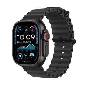 Умные часы Apple Watch Ultra 2 GPS + Cellular 49mm Black Titanium Case с черным ремешком Ocean