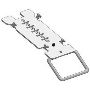 Keyhole Plate ergonomic solutions CHE072-02 for Banksys – keyhole mounting plate