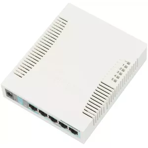 Slēdzis Mikrotik RB260GS Gigabit Ethernet 5 porti PoE Balts