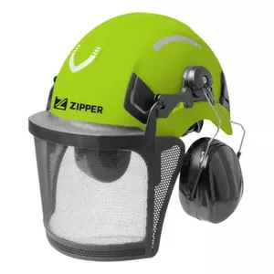 Safety Headgear Zipper ZI-FHPROFI Black Light Green Unisex 53-64 cm