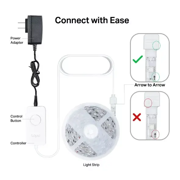 Viedā LED lente TP-Link Tapo Photo 7