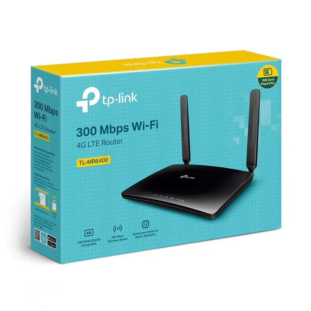 TP-Link 300 Mbps Bezvadu N 4G LTE Maršrutētājs Photo 3